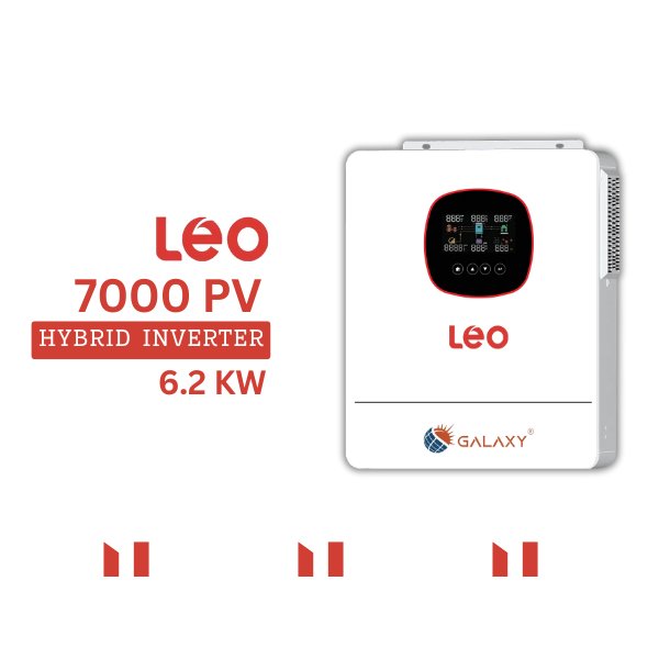 Galaxy LEO 7000 PV Hybrid Inverter – 6.2 kW